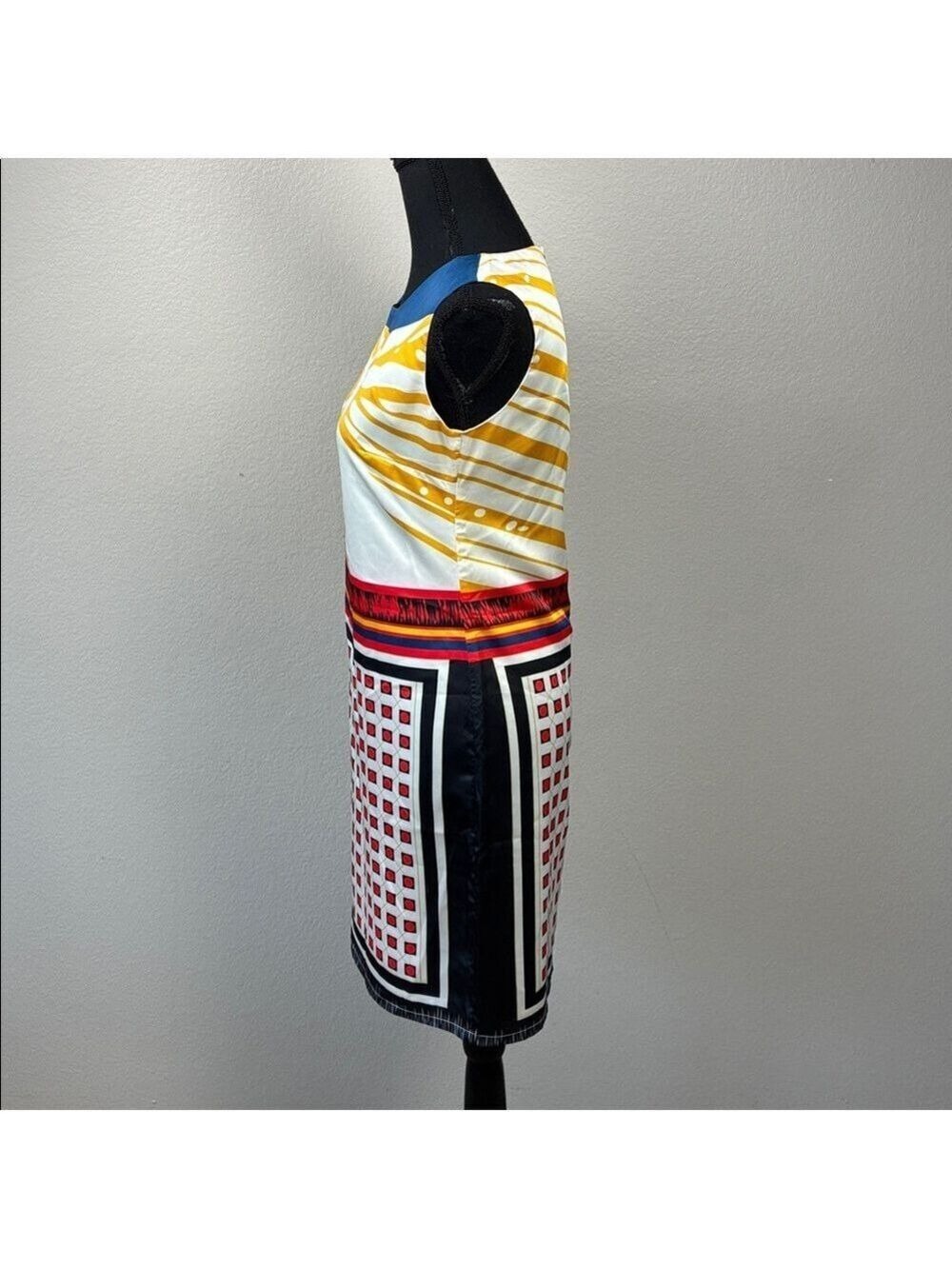 Roberto Cavalli 100% Silk Scarf Print Sleeveless Slip Dress Italian Luxury 2 XS - Picture 8 of 12